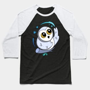 Majestic Snowy Owl Baseball T-Shirt